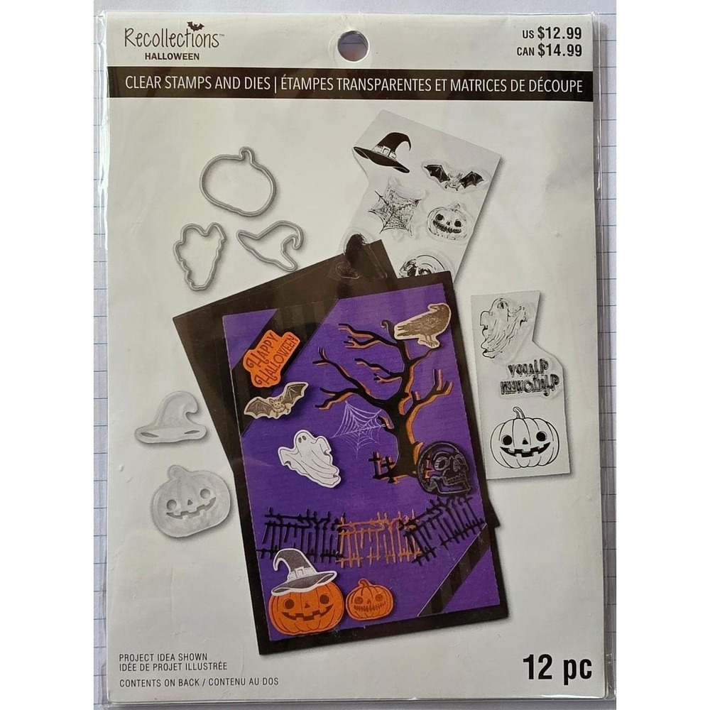 Recollections Halloween Clear Stamps and Dies